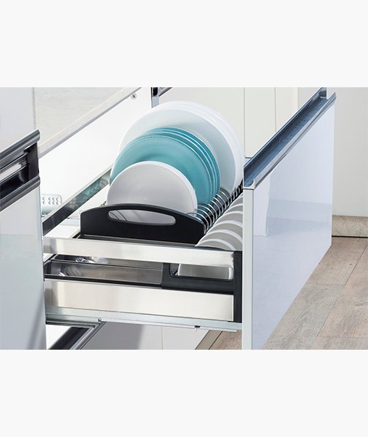 Stainless steel drawer baskets H1KGS008V