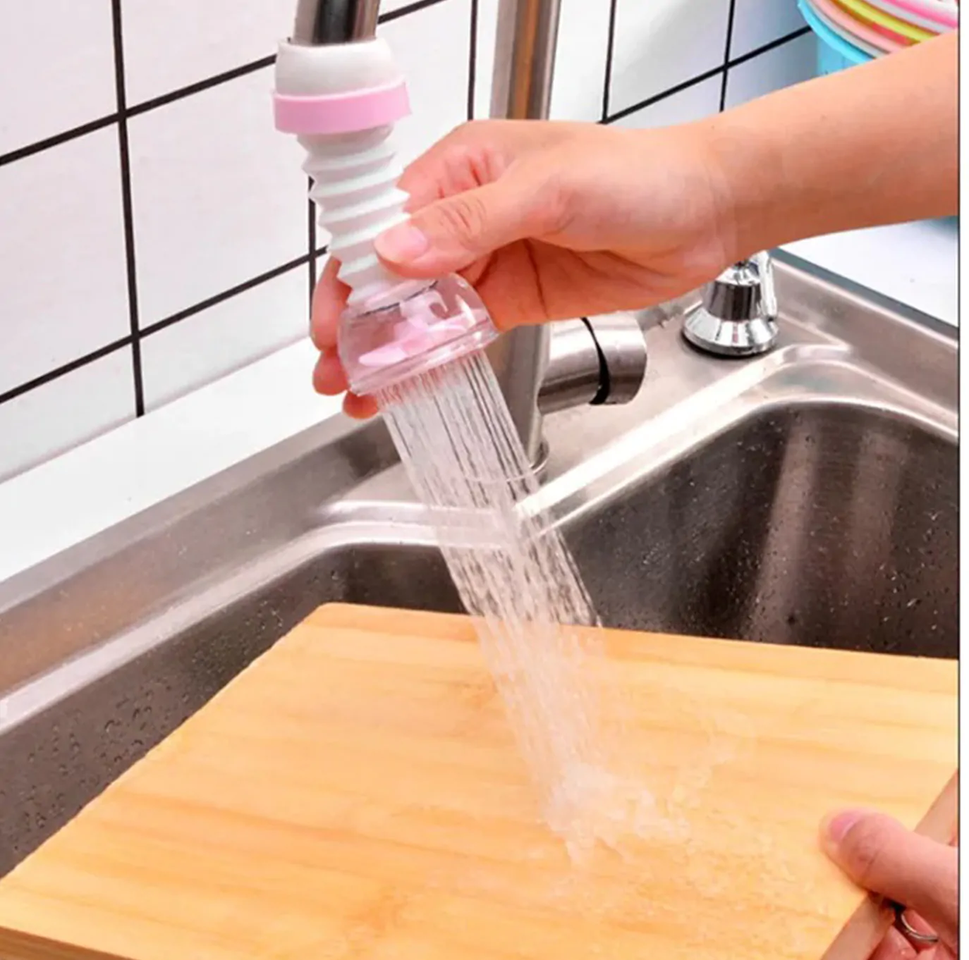 Telescopic Tap Water Filter Tools Kitchen Sprinkler Filter Faucet Extenders Kitchen Faucet Splash Extention3